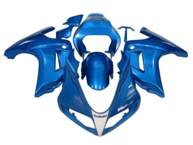 Buy 2003-2013 Suzuki SV650 Motorcycle Fairings - Blue White Canada