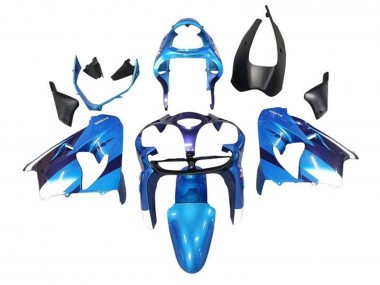 Buy 2002-2003 Kawasaki ZX9R Motorcycle Fairings - Blue White Black Canada