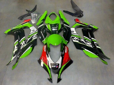 Buy 2016-2020 Kawasaki ZX10R Motorcycle Fairings - Green Black Red White Elf Canada