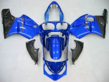 Buy 2002-2006 Kawasaki ZX12R Motorcycle Fairing - Blue Glossy Black Canada