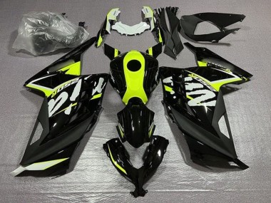 Buy 2013-2024 Kawasaki EX300 Motorcycle Fairings - Glossy Black Neon Yellow White Canada