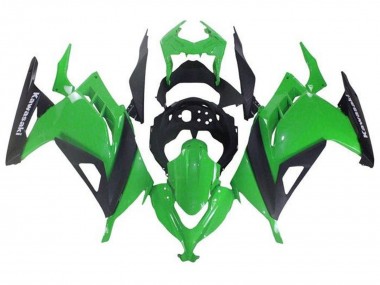Buy 2013-2024 Kawasaki EX300 Motorcycle Fairings - Green Black Canada