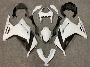 Buy 2013-2024 Kawasaki EX300 Motorcycle Fairings - Pearl White Black Canada