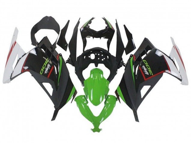 2013-2024 Kawasaki EX300 Motorcycle Fairings - White Red Green Black Canada