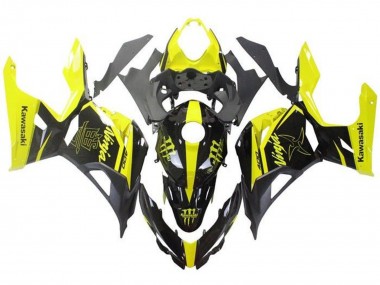Buy 2018-2024 Kawasaki Ninja 400 Motorcycle Fairings - Yellow Black Monster Canada