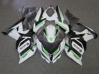 Buy 2018-2024 Kawasaki Ninja 400 Motorcycle Fairings - White Green Black Trick Star Canada