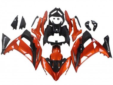 Buy 2017-2019 Kawasaki Ninja 650 EX650 Motorcycle Fairings - Orange Matte Black Canada