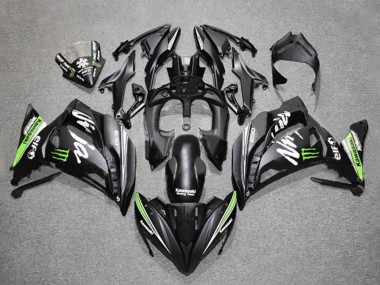 Buy 2017-2019 Kawasaki Ninja 650 EX650 Motorcycle Fairings - Matte Black Green White Monster Canada