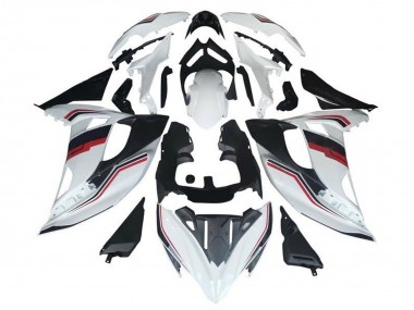 Buy 2017-2019 Kawasaki Ninja 650 EX650 Motorcycle Fairings - White Red Black Stripe Canada