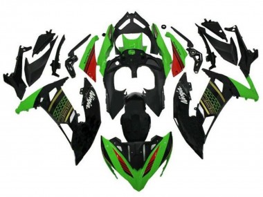 Buy 2017-2019 Kawasaki Ninja 650 EX650 Motorcycle Fairings - Green Black Red Gold Honeycomb Canada