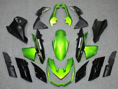 Buy 2010-2013 Kawasaki Z1000 Motorcycle Fairings - Green Black Canada