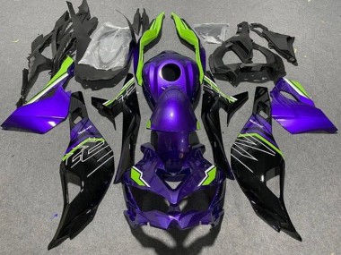 Buy 2019-2025 Kawasaki ZX25R ZX-25R Motorcycle Fairings - Purple Green Glossy Black Canada