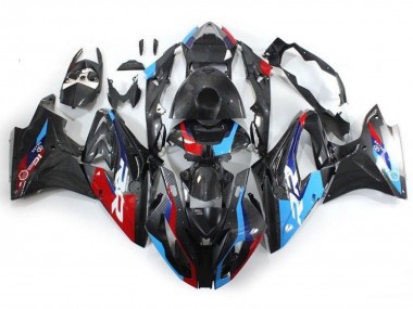 Buy 2017-2018 BMW S1000RR Motorcycle Fairings - Blue Red Faux Carbon Fiber Canada