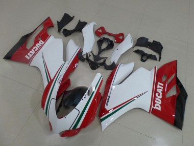Buy 2011-2014 Ducati Panigale 899 Motorcycle Fairings - White Red Green Glossy Black Canada