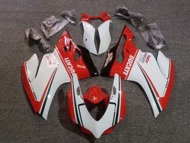Buy 2011-2014 Ducati Panigale 1199 Motorcycle Fairings - White Red Green Glossy Black Corse Canada