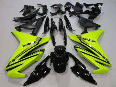 Buy 2013-2015 Honda CBR500R Motorcycle Fairings - Neon Yellow Glossy Black Canada