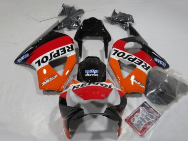 Buy 2002-2003 Honda CBR900RR 954 Motorcycle Fairings - Orange White Red Glossy Black Repsol Canada