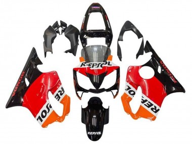 Buy 2001-2003 Honda CBR600 F4i Motorcycle Fairing - Orange White Red Glossy Black Repsol Canada