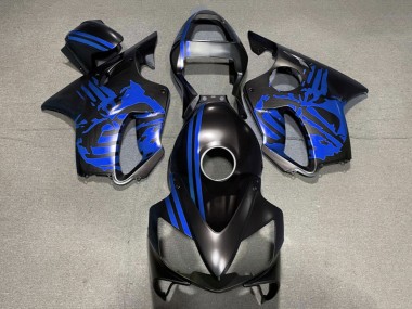 Buy 2001-2003 Honda CBR600 F4i Motorcycle Fairings - Blue Matte Black Skull Canada