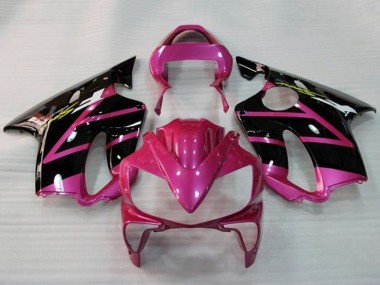Buy 2001-2003 Honda CBR600 F4i Motorcycle Fairings - Pink Glossy Black Stripe Canada