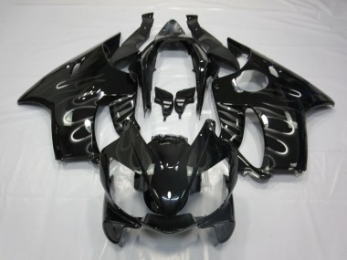 Buy 2004-2007 Honda CBR600 F4i Motorcycle Fairings - Glossy Black White Flame Canada