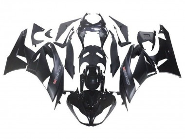 Buy 2009-2012 Kawasaki ZX6R Motorcycle Fairing Kits - Glossy Black Matte Black Canada