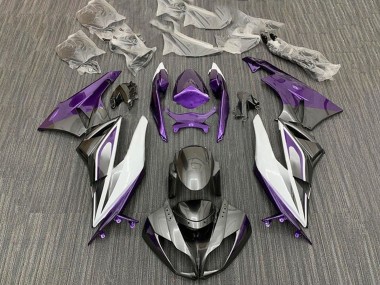 Buy 2009-2012 Kawasaki ZX6R Motorcycle Fairings - Purple White Silver Black Canada