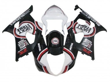 Buy 2003-2004 Suzuki GSXR 1000 Motorcycle Fairings - White Black Red Lucky Strike Canada