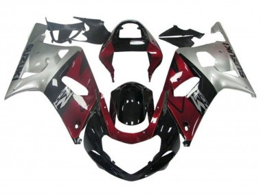 Buy 2001-2003 Suzuki GSXR 600 / GSXR 750 Motorcycle Fairing - Silver Red Glossy Black Canada