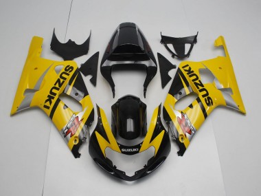 Buy 2001-2003 Suzuki GSXR 600 / GSXR 750 Motorcycle Fairing - Yellow Silver Glossy Black Canada