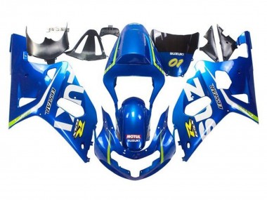 Buy 2001-2003 Suzuki GSXR 600 / GSXR 750 Motorcycle Fairings - Blue Yellow Green White Canada