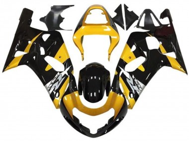 Buy 2001-2003 Suzuki GSXR 600 / GSXR 750 Motorcycle Fairings - Yellow Silver Glossy Black Canada