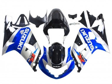Buy 2001-2003 Suzuki GSXR 600 / GSXR 750 Motorcycle Fairings - Blue Silver Glossy Black Canada