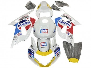 Buy 2001-2003 Suzuki GSXR 600 / GSXR 750 Motorcycle Fairings - White Blue Red Yellow Pepsi Canada
