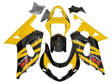 Buy 2001-2003 Suzuki GSXR 600 / GSXR 750 Motorcycle Fairings - Yellow Black Stripe Red Canada