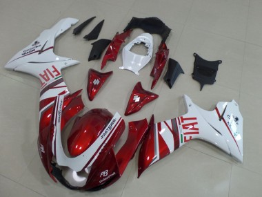 Buy 2011-2024 Suzuki GSXR 600 / GSXR 750 Motorcycle Fairings - Candy Red White Fiat Canada