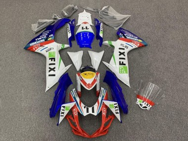 Buy 2011-2024 Suzuki GSXR 600 / GSXR 750 Motorcycle Fairings - White Blue Yellow Red Green Fixi 11 Canada