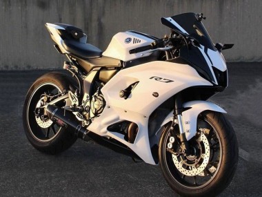 Buy 2021-2024 Yamaha YZF R7 Motorcycle Fairings - White Black Canada