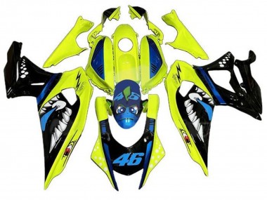 Buy 2021-2024 Yamaha YZF R7 Motorcycle Fairings - Yellow Black Shark Canada
