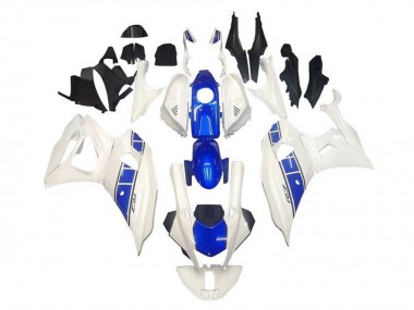 Buy 2021-2024 Yamaha YZF R7 Motorcycle Fairings - White Blue Stripe Canada
