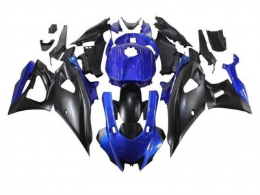 Buy 2021-2024 Yamaha YZF R7 Motorcycle Fairings - Blue Matte Black Canada