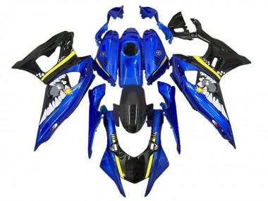 Buy 2021-2024 Yamaha YZF R7 Motorcycle Fairings - Blue Black Yellow Shark Canada
