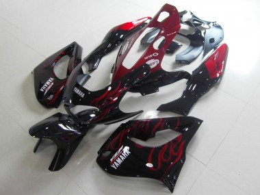 Buy 1997-2007 Yamaha YZF 1000R Thunderace Motorcycle Fairings - Black White Red Flame Canada