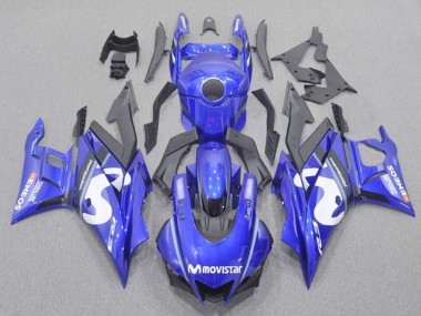 Buy 2019-2021 Yamaha YZF R3/R25 Motorcycle Fairings - Blue White Black MoviStar Canada