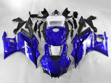 Buy 2019-2021 Yamaha YZF R3/R25 Motorcycle Fairings - White Blue Matte Black Canada