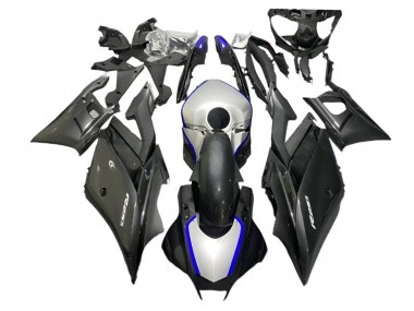Buy 2022-2024 Yamaha YZF R3/R25 Motorcycle Fairings - Silver Blue Black Carbon Fiber Style Canada