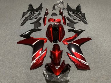 Buy 2022-2024 Yamaha YZF R3/R25 Motorcycle Fairings - Red White Glossy Black Canada