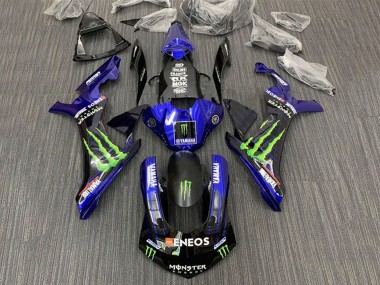 Buy 2015-2019 Yamaha YZF 1000 R1 Motorcycle Fairings - Blue Black Monster ENEOS Canada