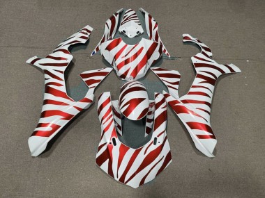 Buy 2015-2019 Yamaha YZF 1000 R1 Motorcycle Fairings - White Red Zebra Canada