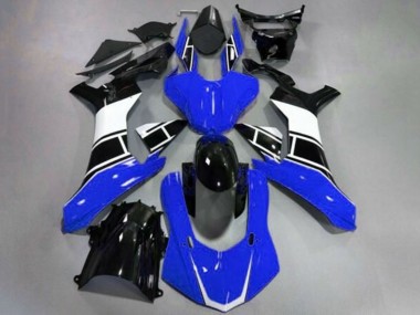 Buy 2015-2019 Yamaha YZF 1000 R1 Motorcycle Fairing - Blue White Glossy Black Canada